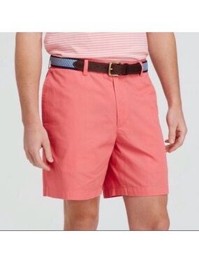 Vineyard Vines Mens 8 in Club Shorts salmon size 32